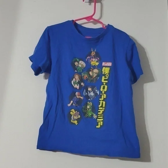 🐻 My Hero Academia Tshirt Size 7 - Picture 1 of 1